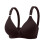 Women's Plus Size Wireless Bra Coffee42 1