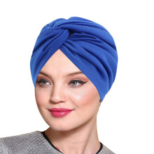 Enfärgad hijab i imiterat siden för kvinnor, 1 st