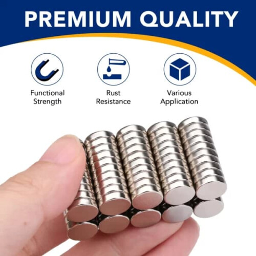 Neodymium Round Magnets 10x3mm Silver 20pcs 1