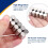 Neodymium Round Magnets 10x3mm Silver 20pcs 3