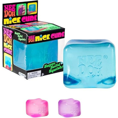 Nice Cube NeeDoh Stress Ball Pink Sensory Toy 1