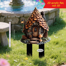 Πασσάλ Κήπου από Μανιταρόσπιτο2D Fantasy Decor20εκ.