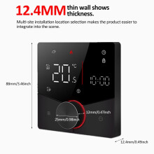 WiFi slimme verwarmingsthermostaat met touchscreen LCD en