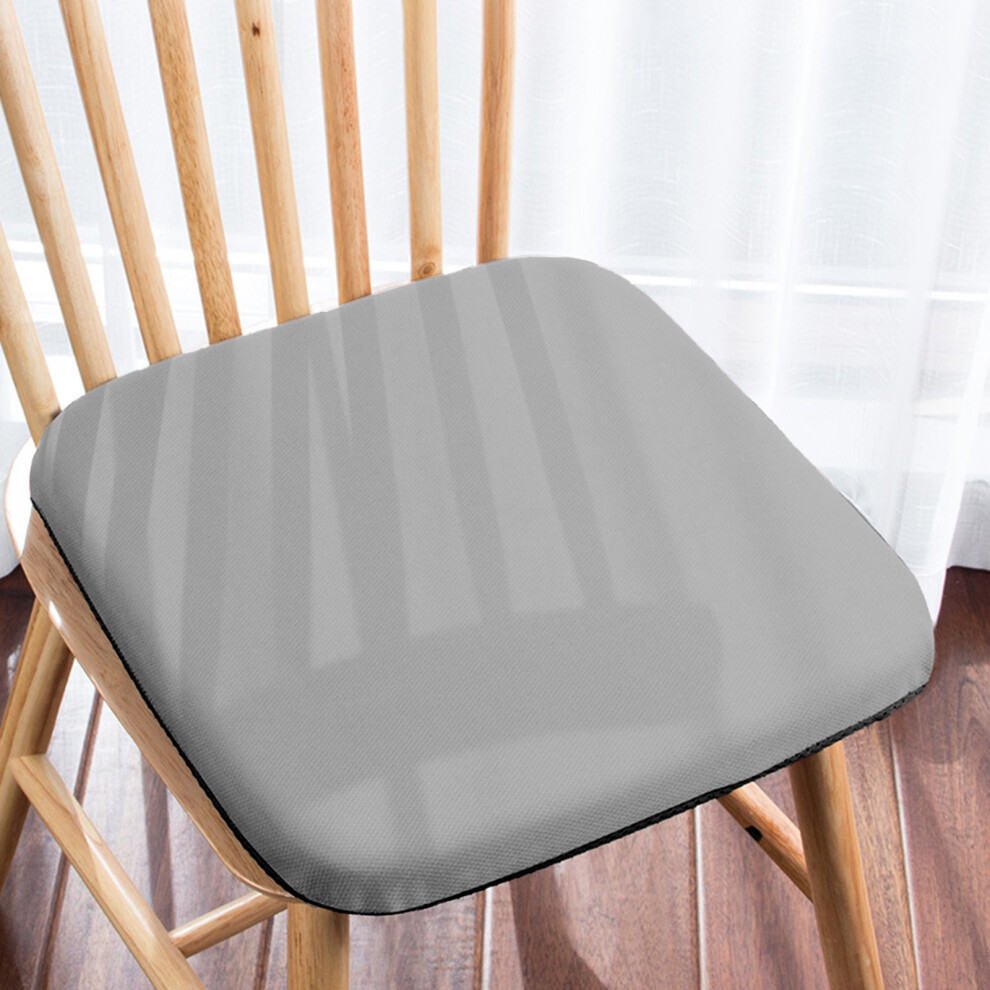 Seat Cushion Slow Rebound Foam 13.78 X 13.78 Inch Gray 9402001604132