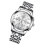 Men's wristwatch with silver bracelet 2