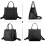 Dames nylon draagtas met ritssluiting (1 stuk) 4