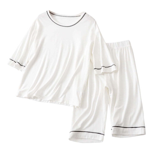 Ensemble pyjama d'été pour garçon, doux et respirant, manches courtes