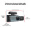 Dash Cam1080P Νυχτερινή όραση 3 καναλιών ευρείας γωνίας 3