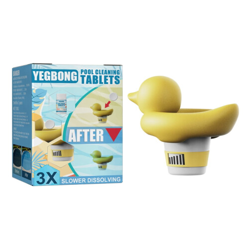 Distributeur de chlore Yellow Duck pour piscine et spa (1 unité)