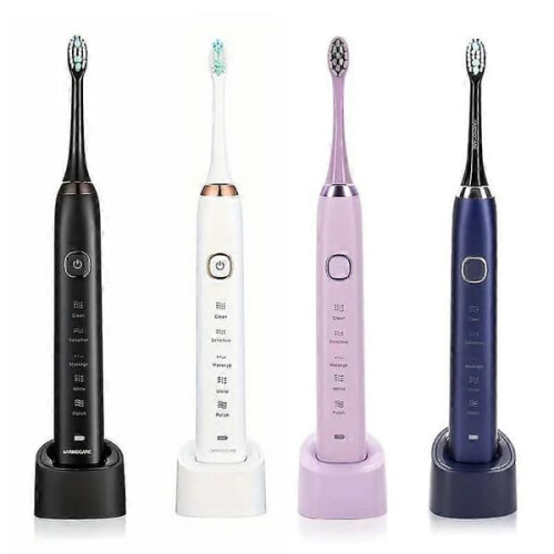 Sarmocare S100IPX7 Αδιάβροχη Φορητή Ηλεκτρική Οδοντόβουρτσα Sonic με 8 Κεφαλές 1