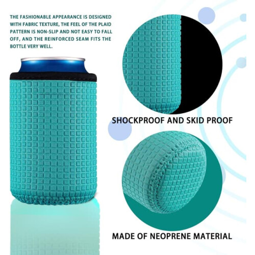 Neoprene Can Cooler Insulation Rack 4 Pack 2