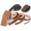Leather strap brown 2.5 cm 3