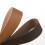 Leather strap brown 2.5 cm 4