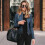Women's leather motorcycle jacket plus size 1