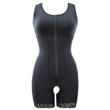 Body modelador feminino com controle abdominal e cintura alta.