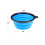 Foldable food bowl with carabiner black 2