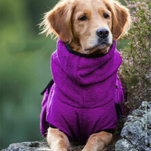 Suéter morado para perros, talla mediana, para perros grandes y extragrandes.