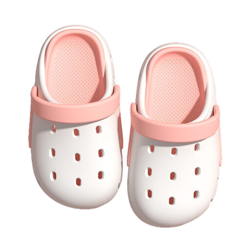 Boys' soft sole slippers white size9M