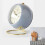 Retro Silent Alarm Clock with Night Light Blue 3