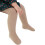 Stickade babyleggings i bomull, kaki, 0-3 månader 1