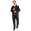 Men's satin pajama set long sleeve solid color2-piece 1