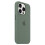 Capa de silicone magnética compatível com MagSafe para iPhone 15 Pro Max. Cor verde. 2