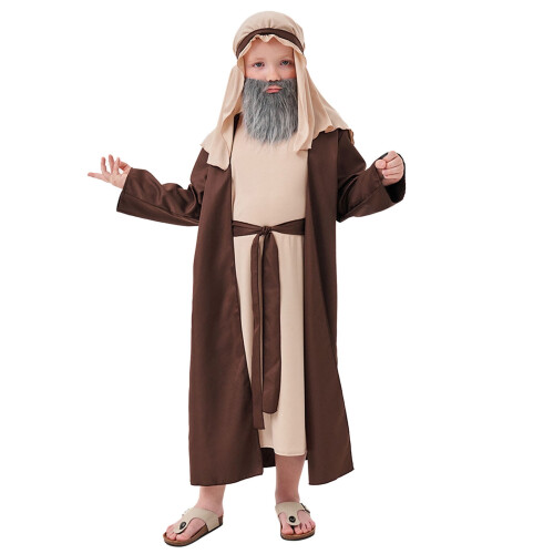 Ensemble marron décontracté pour Halloween pour garçons de 8 à 9 ans