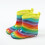 Mädchen-Regenstiefel, niedlich, bunt, kurz, 1 Paar 3