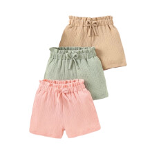 Ensemble d'été pour filles : short et haut décontractés 3 pièces