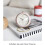 Retro Silent Alarm Clock with Night Light Pink 5