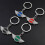 Mini Cooper keychain black metal long chain 2