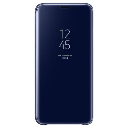 Samsung Note 10 flip cover clear view case silver 2