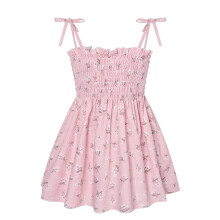 Mädchen-Sommerkleid mit Blumenmuster und Gänseblümchenmuster