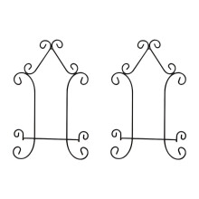 Wandrek voor borden, kunstwerken en servies (2 stuks)