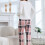 Dame flannel pyjamassæt med lange ærmer, ternet, 2 dele 5