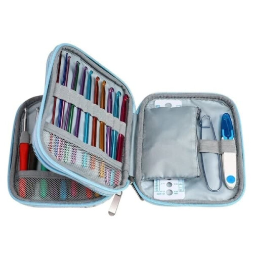 Knitting Needle Case with Crochet Hook Storage 6-Pack 2