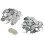 Metal button badge parts set 44mm 100 sets 5