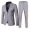 Jungen Langarm-Mantel und Hose Set Grau L 1