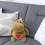 Peluche a forma di ippopotamo, morbido e soffice, colore kaki. 6