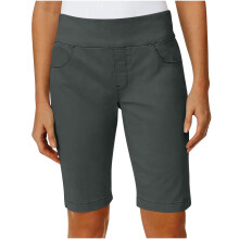Dameshorts i stretch-twill, grå L
