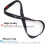 Sports Headbands Black Elastic Non-Slip 4-Pack 2