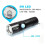 UV Flashlight 395nm USB Rechargeable Black 4