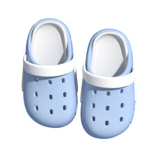 Jungen-Hausschuhe für Kinder, weiche Sohle, leicht, himmelblau, Größe