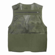 Veist Iascaireachta Mogalra Breathable le Pócaí Zipper