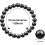 Shungite Bracelet 8mm Beads Elastic Crystal Energy 2