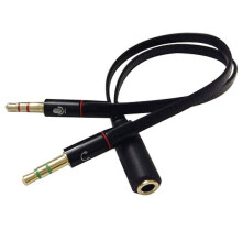OPVISE Câble répartiteur audio AUX 3,5 mm femelle vers 2 mâles