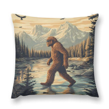 Bigfoot-aurinkolasit tyynynpäällinen 18x18 tuuman pehmo