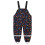 Kinderregenbroek, softshell, mouwloos, winddicht, zwart 1