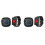 2X Wireless Watch Button Pager Emergency SOS Pager Emergency Call Button US Plug Black 1