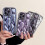 TPU phone case with meteorite texture silver for iPhone SE 4